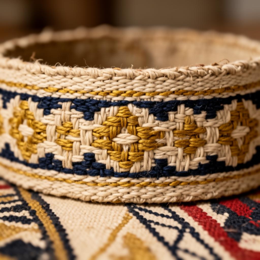 Traditional Ethiopian Makenet woven belt